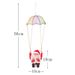 Christmas Flying Santa Parachute Toy – Tumbling Decor With Electric Motor Festive Gift For Kids & Holiday Parties_voghion.com