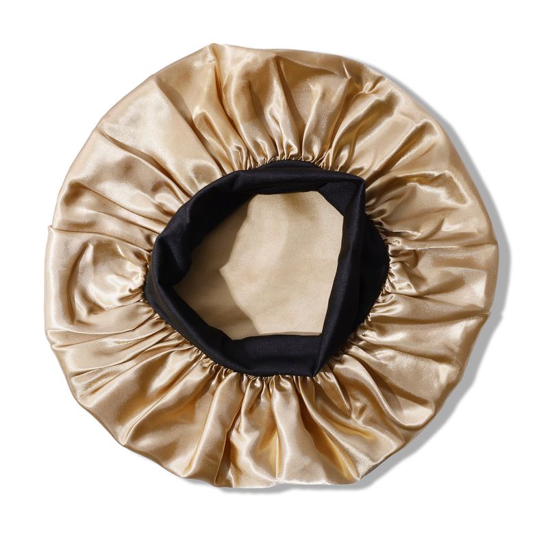 Cuffia da doccia in raso a tesa larga - Protezione per capelli altamente elastica per trattamenti di bellezza di qualità professionale a casa_voghion.com