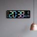 Neue bunte Wand einfache multifunktionale Wohnzimmer Countdown heißer Verkauf elektronische Uhr 5529_voghion.com