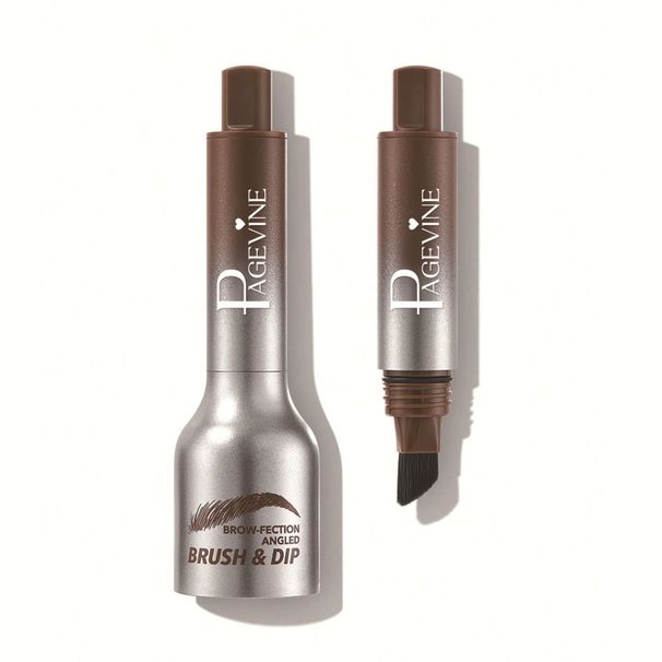 Skønhed og sundhed PAGE VINE Populær øjenbrynscreme Stort børstehoved Øjenbrynshårgrænsen udtværes ikke Press Wild øjenbrynsblyant_voghion.com