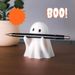 Ghost Pen Holder Office Home Desktop Cute Small Resin Ornament Halloween Creative Gift_voghion.com