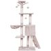 56 Inch Condo Scratching Posts Ladder Cat Play Tree_voghion.com