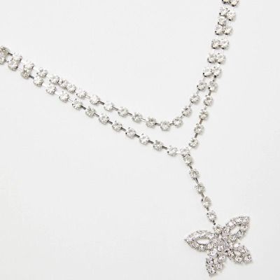Piegādājiet līgavas rotaslietas seksīga modeļa vidukļa ķēdītes rhinestone tauriņa vidukļa ķēdītes rotaslietas deju snieguma piemērojama ķēdīte_voghion.com