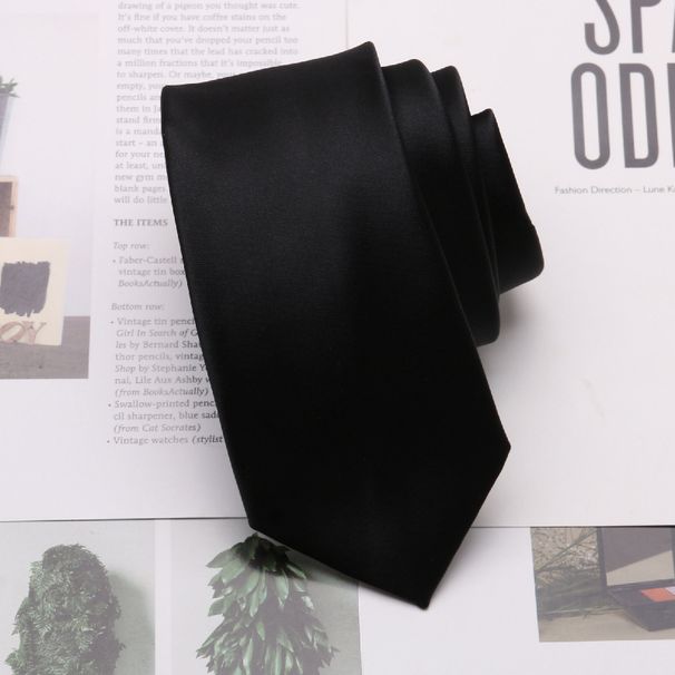 Abito casual da lavoro in stile britannico con cravatta a freccia larga 8 cm in tinta unita e accessori_voghion.com