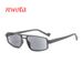 New Rectangular Hollow Double Beam Anti Ultraviolet Sunglasses Sunscreen Reading Glasses_voghion.com