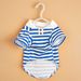 Guangying Dog Sweatshirt Lapel Collar Elastic Adorable Pet Dog Cat Navy Striped Pullover Top Pet Supplies_voghion.com