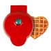 Heart-Shaped Waffle Maker, Portable Mini Sandwich And Panini Press For Breakfast, Compact Design For Light Meals, Heart Pattern_voghion.com