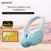 Picun Queen Over-Ear Bluetooth Headphones Wireless Noise Cancelling Wired Computer Headset With Mic For Gaming_voghion.com