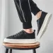 Uomo Classiche Sneakers Bianche Casual Morbide in Pelle con Lacci Moda Uomo Scarpe da Passeggio all'Aperto Scarpe da Ginnastica Maschili_voghion.com