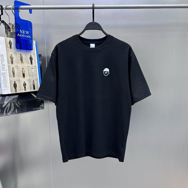 Vêtements pour hommes T-shirt à manches courtes pour hommes, pull-over ample à manches courtes, imprimé de lettres de haute rue, tendance T pour hommes, printemps et été B2DAD2518_voghion.com