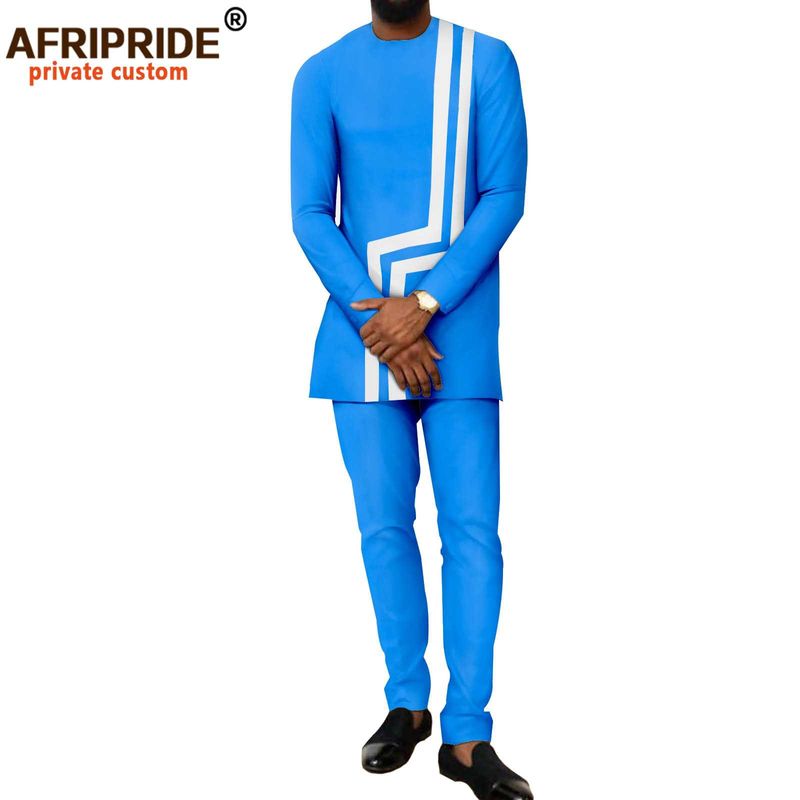 Herrenbekleidung, afrikanisches National-Baumwoll-Freizeitset für Herren_voghion.com