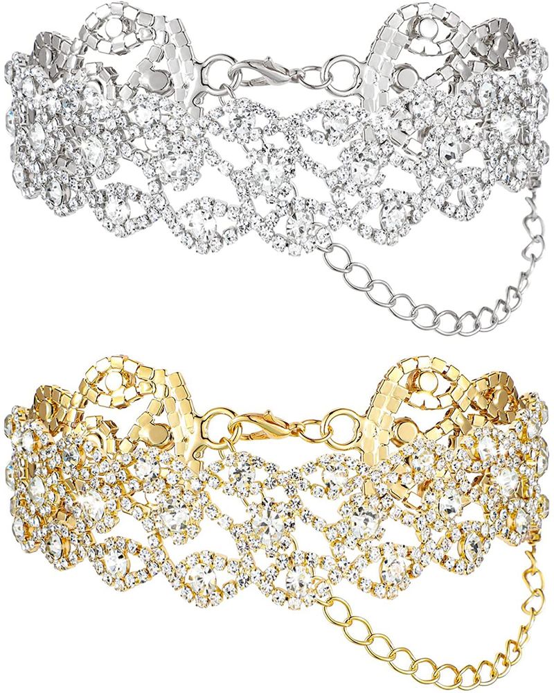 Diamantkette für die Braut, Kostümzubehör für Damen_voghion.com