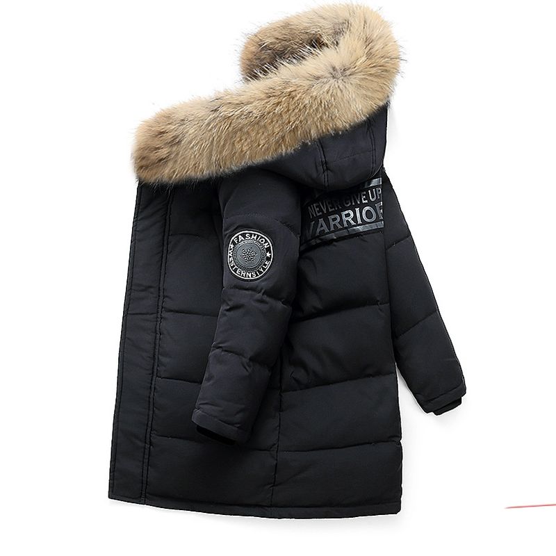 Children's Clothing Boys' Down Jacket Thickened Medium And Large Children New Children's Medium And Long Style Winter Boys' Style Jacket Wholesale_voghion.com