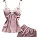 ChicShe Plus Size Women's Lingerie With Chest Pads Comfortable Printed Two-Piece Set Clearance Sale Sexy Sleepwear_voghion.com