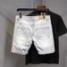 Männer Kleeder Retro All-Match loose riichtaus Denim Shorts Casual Hosen_voghion.com