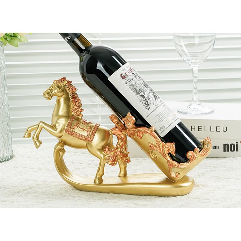 Creative Red Deer Rack Ornament High-end Luxury Living Room Wine Cabinet Craft Home Entrance Decoration Arrangement_voghion.com