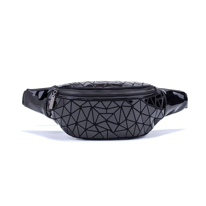 Sac banane de sport tendance, multifonction, lumineux, géométrique, en forme de losange, imperméable, pour l'extérieur_voghion.com