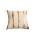 Capa de almofada de luxo listrada com estampa dourada - 45x45 cm, capa de almofada macia para sofá, cama, carro - inclui almofada interna de algodão PP_voghion.com