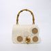 High-end Women Floral Decor Beach Top Handbag, Suitable For Summer Vacation Use._voghion.com