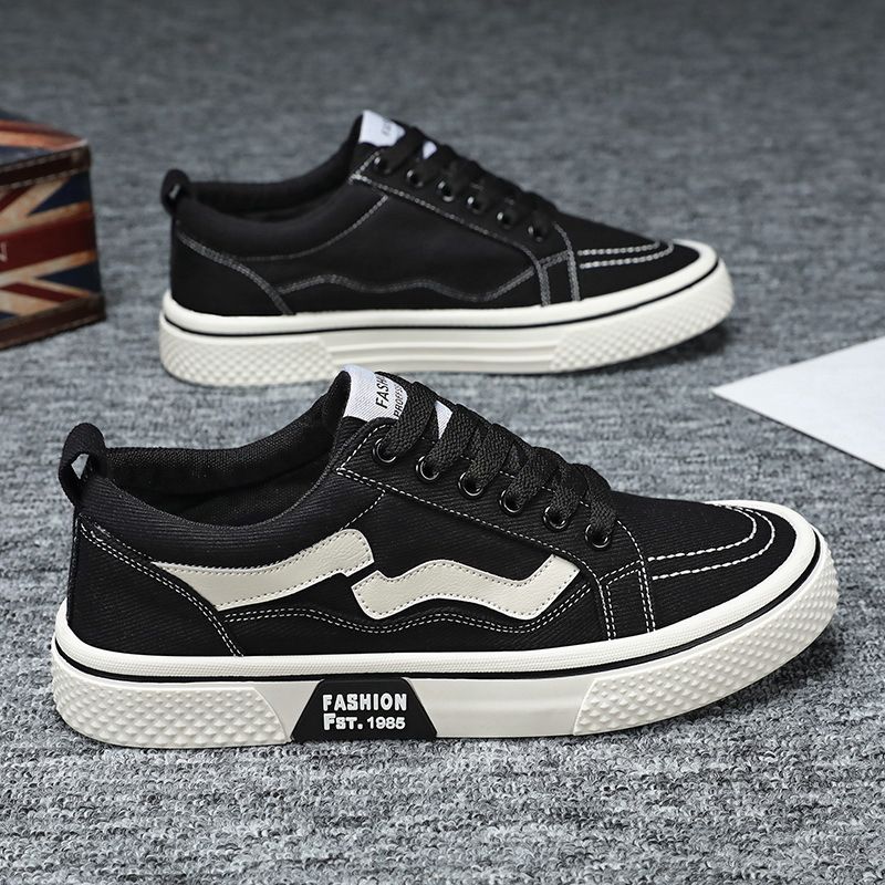 Men's Extra Wide Canvas Sneakers - Breathable Casual Slip-On Shoes For All Seasons, Lightweight & Comfortable With EVA Sole_voghion.com