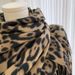 Leopard Print For Women, Autumn Winter Classic Thickened Cashmere Printed Tassel Shawl, Versatile And Warm_voghion.com