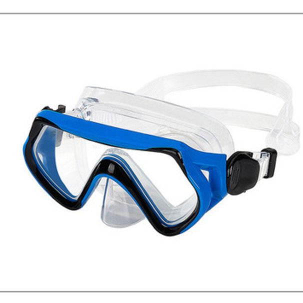 New With Nose Guard, Liquid Silicone HD Diving Mask, Large Frame Snorkeling Mask For Children_voghion.com