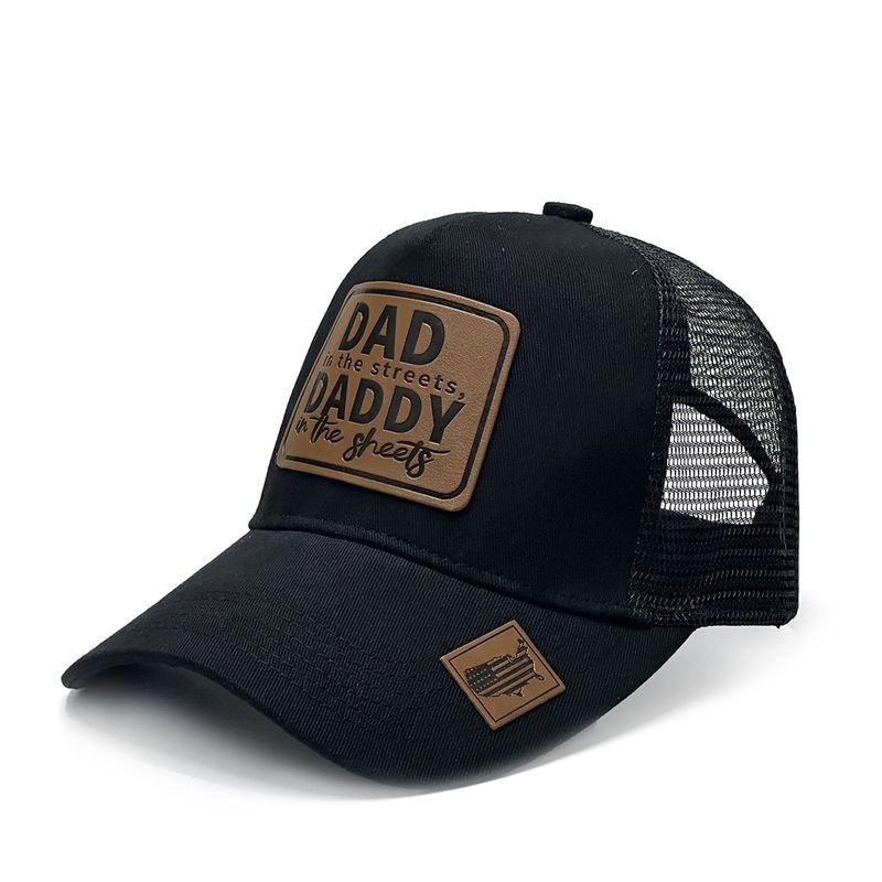 Unisex Embroidered baseball cap netted duck cap curved visor visor netted cap_voghion.com