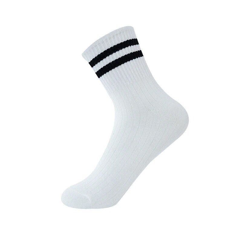 Mercury MERCURY Pair Man Striped Casual Socks Standard Tickness Cotton Breatable Funny Unisex Street Fasion Happy Sock Ceap For 1_voghion.com