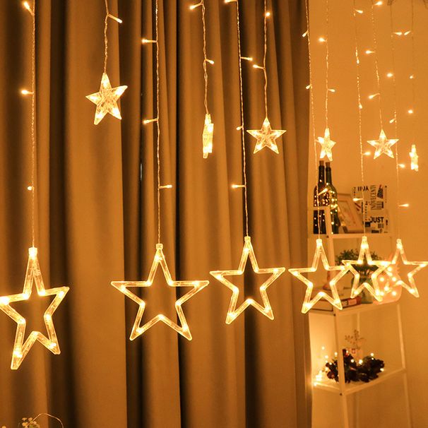 Solar Star-lichtsnoer voor de slaapkamer - 3,5 m 138 LED-lichtsnoeren, warm wit en kleurveranderend, waterdicht IP44_voghion.com