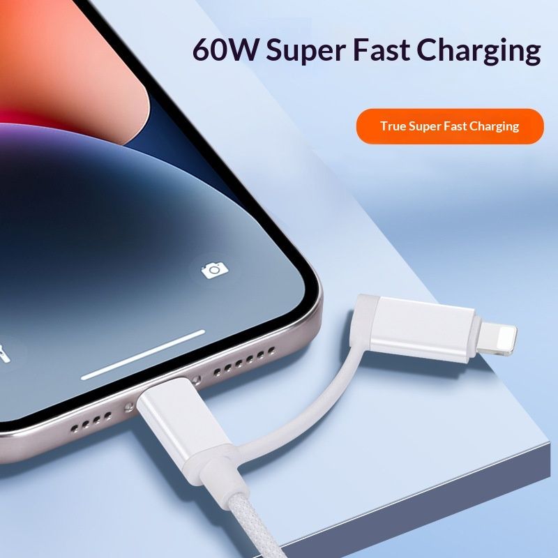 50704555550<=3 50704555550<=3 50704555550<=3 60W CC Fabric Braided Case 2-in-1 Compatible With 15/16 Huawei PD Fast Charging Multi-Function Data Cable_voghion.com