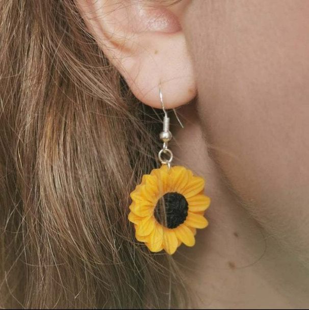 Accessori semplici Orecchini a gancio Orecchini a fiore piccolo temperamento_voghion.com