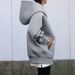 Women's autumn and winter new style personalized street sweatshirt zipper hooded long fleece sweatshirt_voghion.com