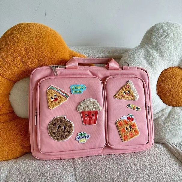 2024 nuovo design di nicchia estate dopamina laptop diagonale croce donne 14 borsa portaoggetti portatile 15.6_voghion.com