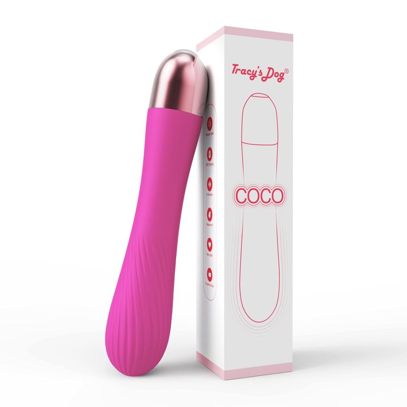 Tracy's Dog Silikon-G-Punkt-Vibrator mit 8 Vibrationsstufen, Sexspielzeug für Erwachsene und Frauen, Lila (COCO Pro)_voghion.com