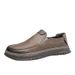 Spring Casual Sneakers New Low-top Genuine Breathable Korean Style Men's Leather Shoes_voghion.com