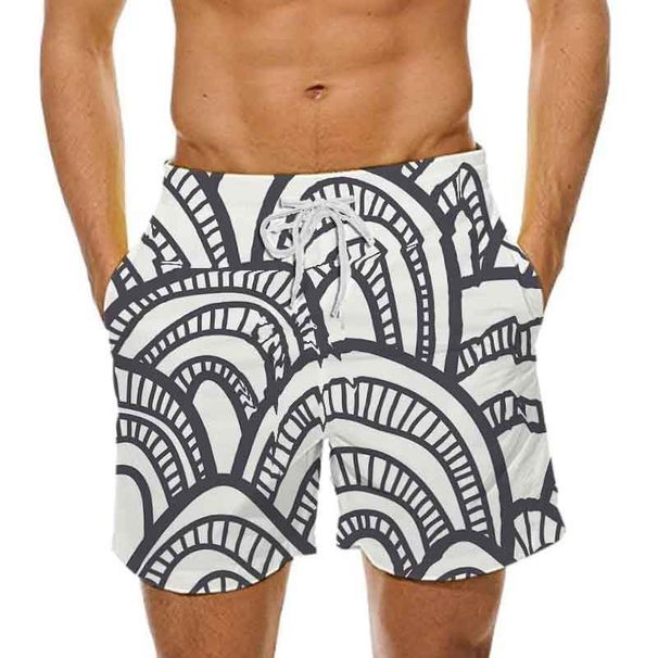 Unbeatable Quality Unbeatable Quality Summer Printed Creative Pattern Casual Men's Beach Shorts_voghion.com
