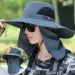 Heißer Verkauf Sommer Schnell trocknend Boonie mit Hals Maske Abdeckung Männer Atmungsaktive Mesh Sonnenblende Fischer Hüte Außen Breite Krempe Eimer_voghion.com