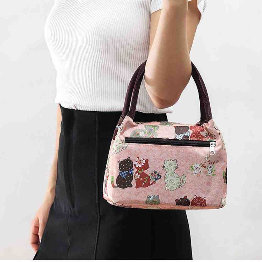 Borsa per il pranzo, borsa tote per donna, ampia apertura, isolata, resistente all'acqua, termica, a prova di perdite, in alluminio, per tenere al caldo all'aperto_voghion.com