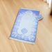 Woven Jacquard Worship Rug Elastic Silk Small Bag Portable Foldable Easy Storage Travel Mat 70*110_voghion.com