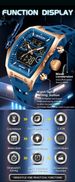 SANDA Dual Display Electronic Watch Barrel Big Dial Sports LED Analog Digital Chronograph Military Wristwatch 2025_voghion.com