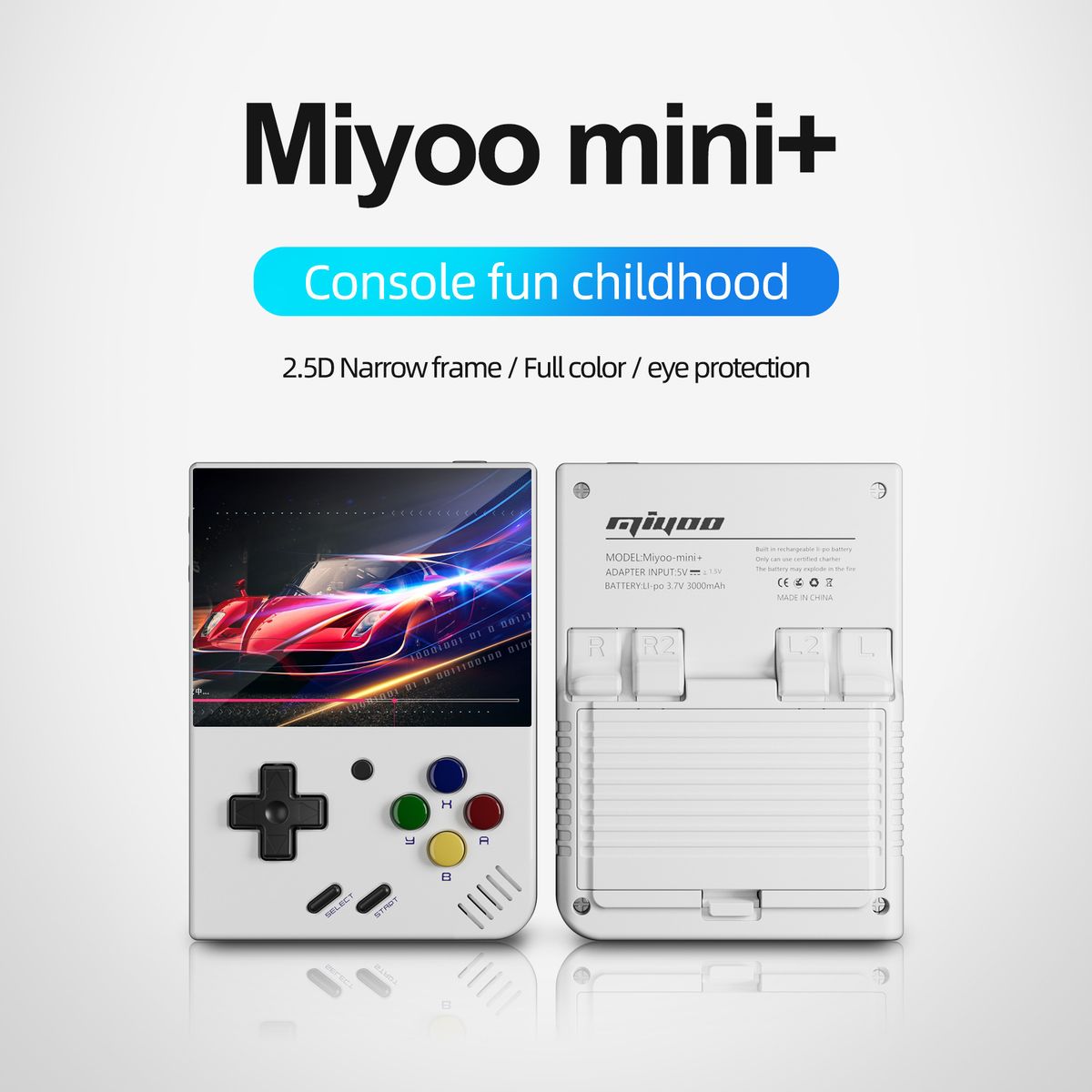 Miyoo Mini Plus + Open Source tragbare GBA-Gaming-Handspielkonsole_voghion.com