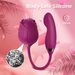 Vibrador de succión de rosas para mujeres, vibrador de punto G y clítoris con masajeador personal que imita el movimiento de los dedos._voghion.com