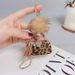 Portachiavi con ciondolo in peluche personalizzato per borsa da donna, con stampa leopardata creativa in crine di cavallo, autunno e inverno_voghion.com