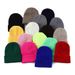 Cappello lavorato a maglia semplice per bambini, tinta unita, autunno e inverno, caldo e freddo, cappello pullover in lana per bambini e bambine europei e americani_voghion.com
