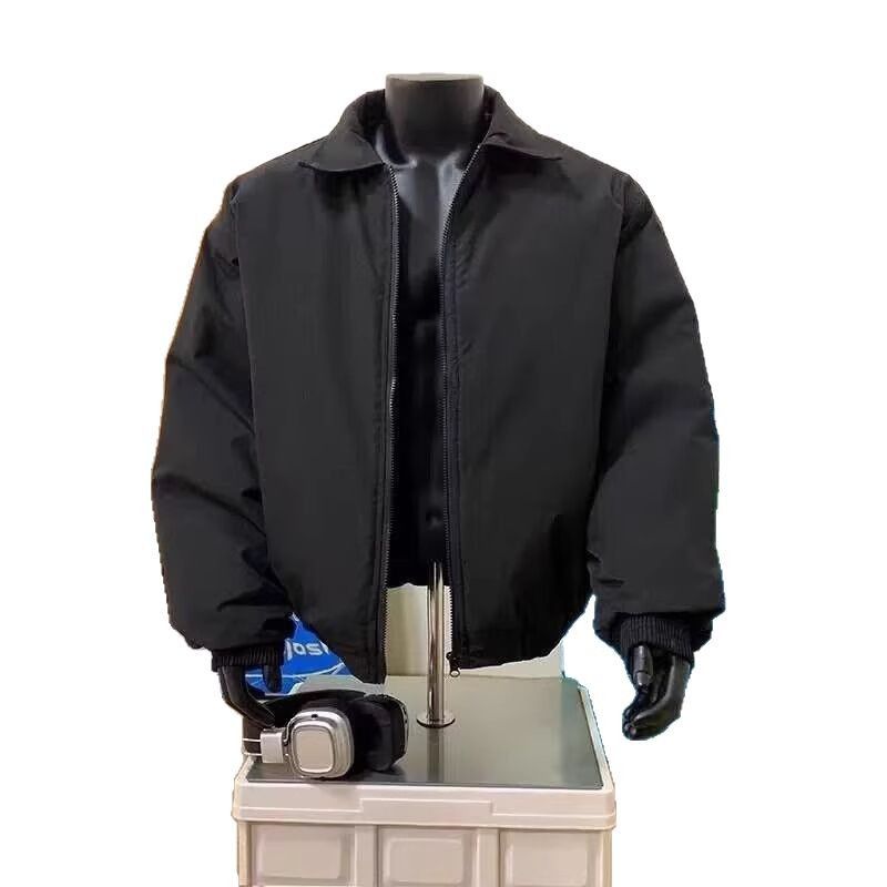 2025 Frühlings- und Herbstkragen-Fliegerjacke Rascal Hübscher Mantel für Männer und Frauen_voghion.com