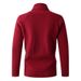 Men's High Neck Button Scarf Pullover Sweater – Winter Knitwear Casual Base Layer (Black, Red, Apricot, Grey, M-4XL)_voghion.com