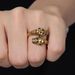 New Bold Open Skull Alloy Punk Style Adjustable Ring_voghion.com