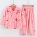 Herfst/Winter Flanellen Kinderpyjama Verdikt Warm Jongens Koraal Fluweel Meisjes Grote Jongens En Kinderen Homewear Sets_voghion.com