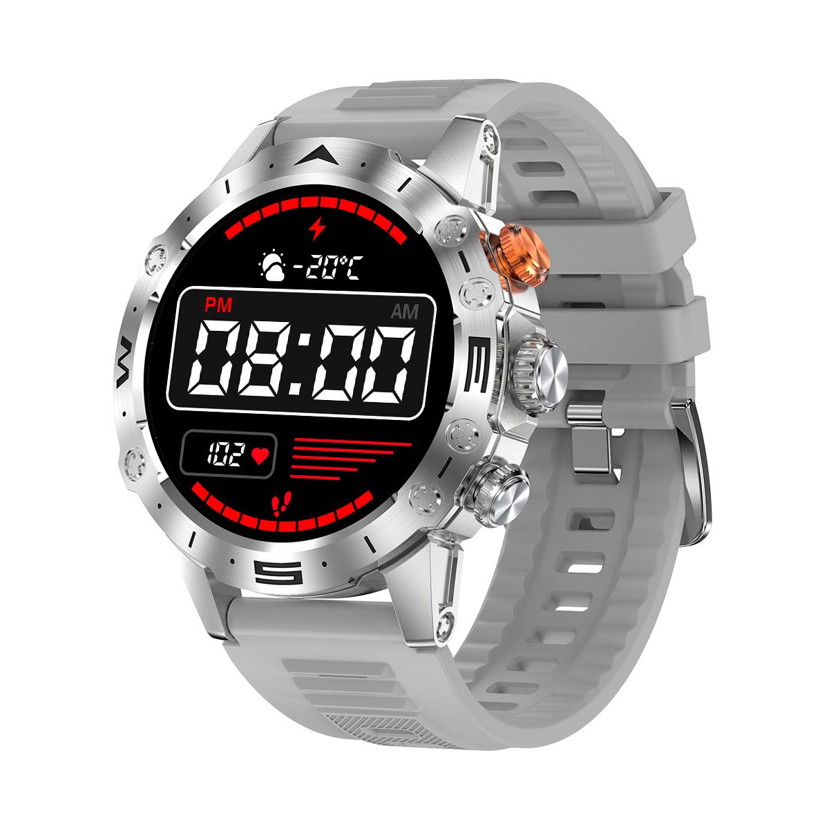 MT43 Pro Smart Watch With Bluetooth Calling, Heart Rate, Blood Pressure & Oxygen Monitor, 7-Day Battery Life, Waterproof,_voghion.com