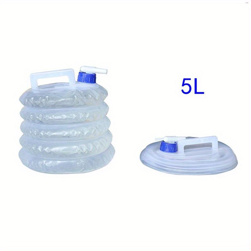 [Cană pliabilă pentru apă etanșă de 5L/10L/15L] Cană pliabilă pentru depozitarea apei - Etanșă și portabilă pentru camping, drumeții și supraviețuire - 5L/10L/15L_voghion.com